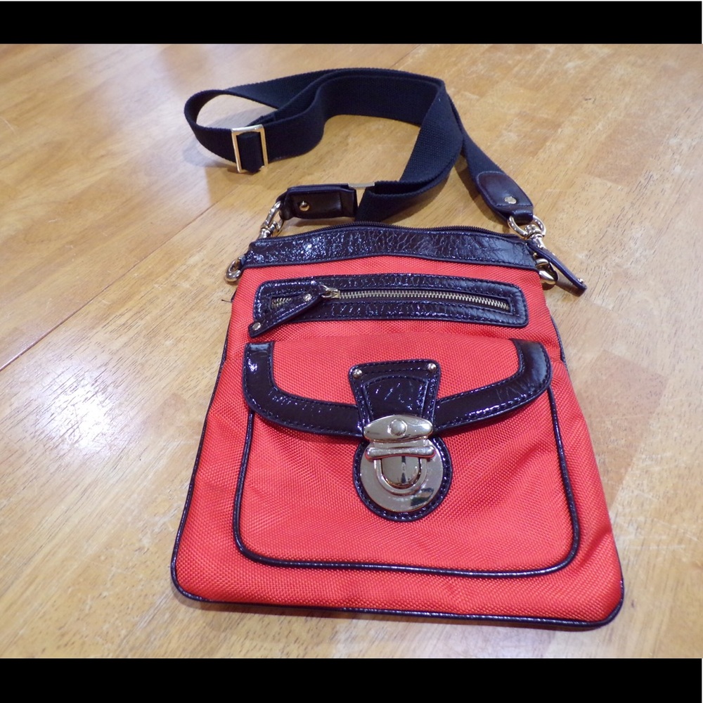 SR Squared by Sondra Roberts crossbody bag orange